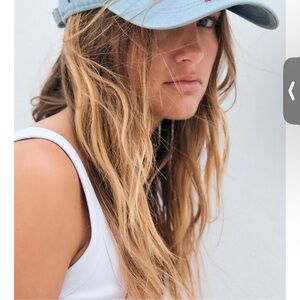 Zara Sky Blue Denim Hat